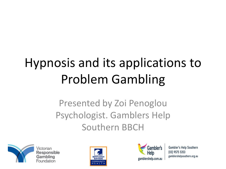 problem gambling