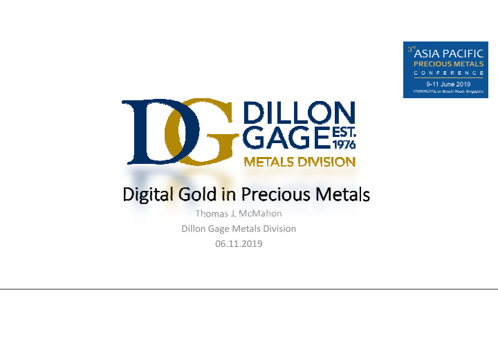 digital gold in precious metals digital gold in precious