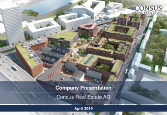 Company Presentation  Consus Real Estate AG  April 2019  Disclaimer  Titel  THIS PRESENTATION AND