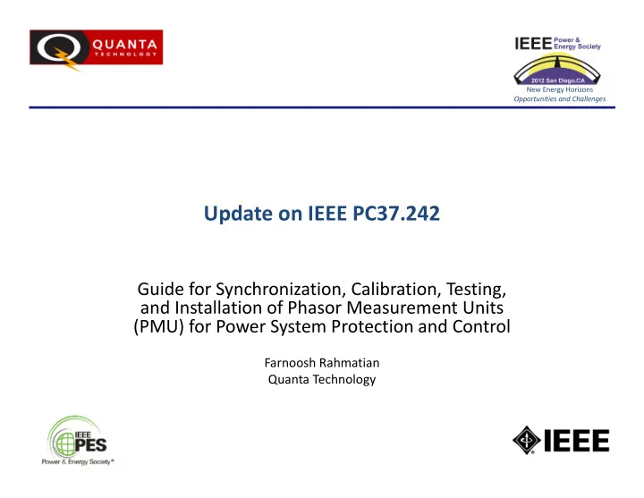 update on ieee pc37 242