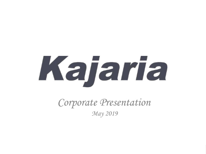 corporate presentation