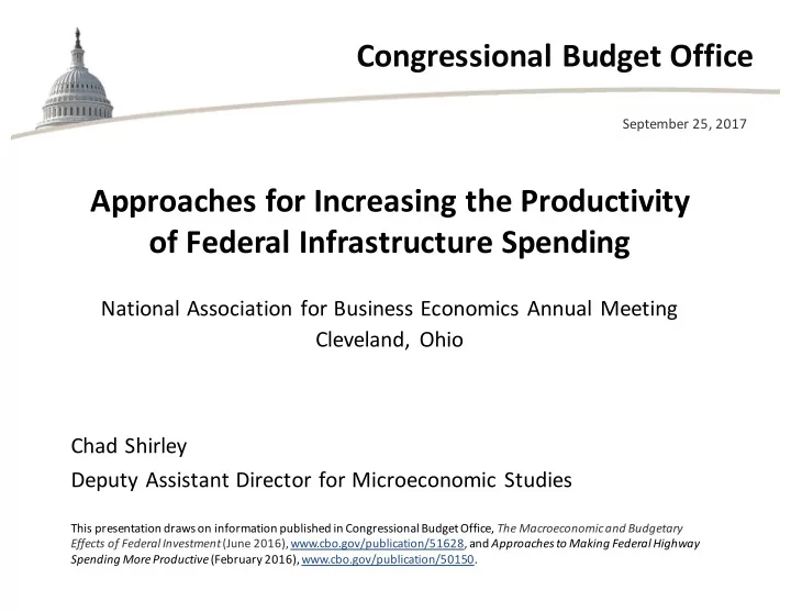 congressional budget office