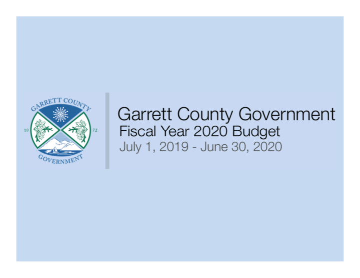 garrett county government