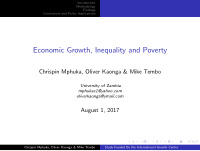 economic growth inequality and poverty