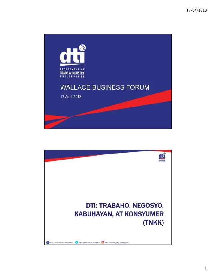 dti trabaho negos i trabaho negosyo o kabuha kabuhayan a