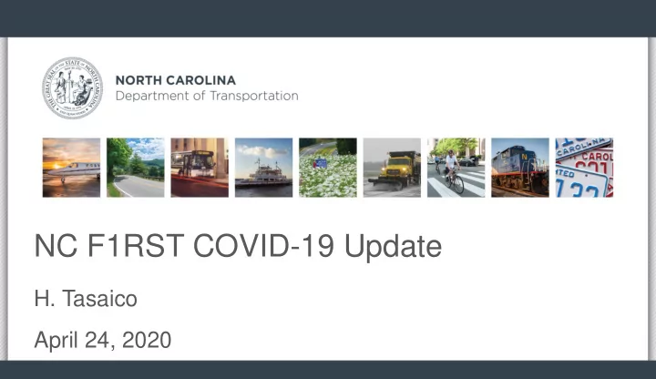 nc f1rst covid 19 update