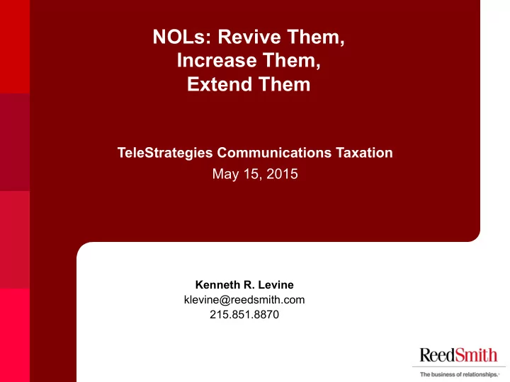 nols revive them increase them extend them