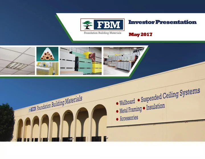 investor presentation