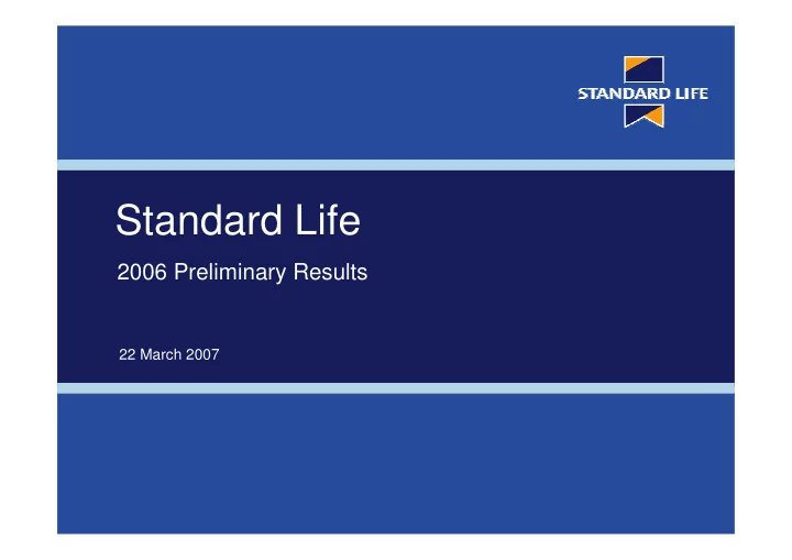 standard life