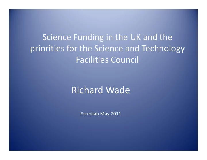 richard wade