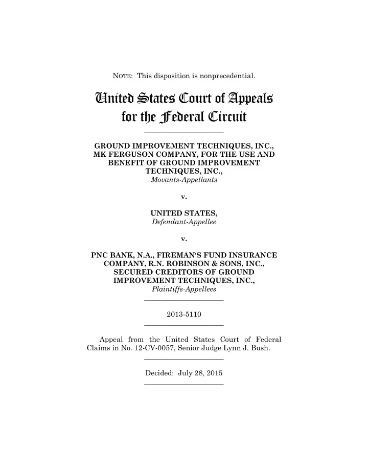 united states court of appeals for the federal circuit