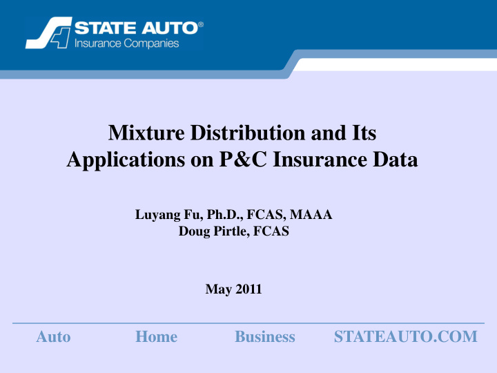 mixture distribution and its applications on p c