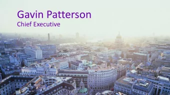 Gavin Patterson  Chief Executive  The last five years  Acquisition of EE  Transformation of