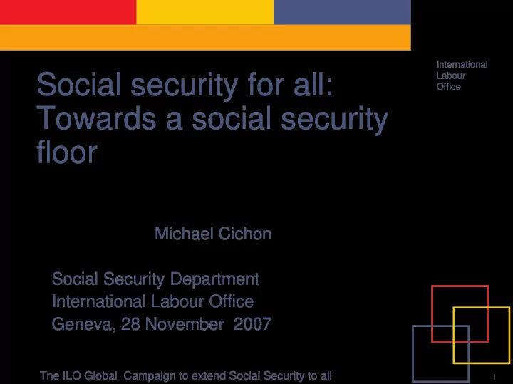 social security for all
