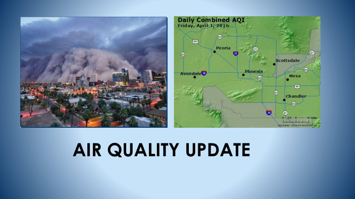 air quality update clean air act ambient air quality