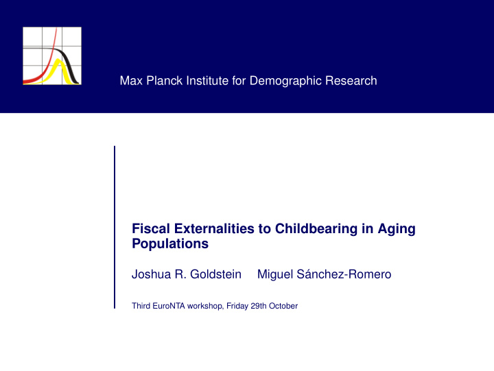 fiscal externalities to childbearing in aging populations