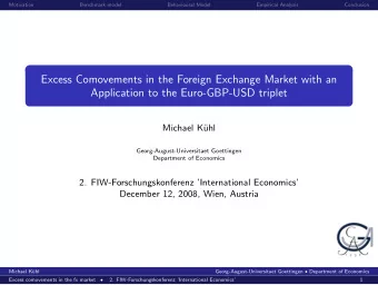 Excess Comovements in the Foreign Exchange Market with an  Application to the Euro-GBP-USD triplet