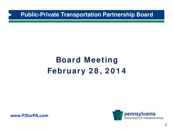 board meeting february 2 8 2 0 1 4