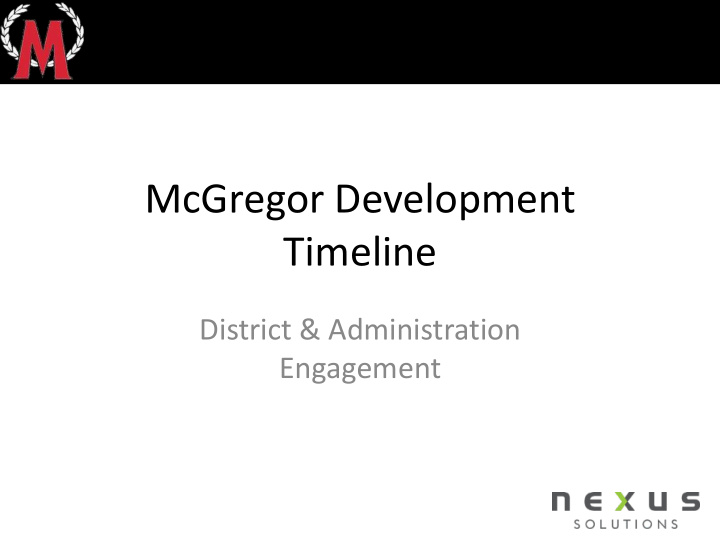 mcgregor development