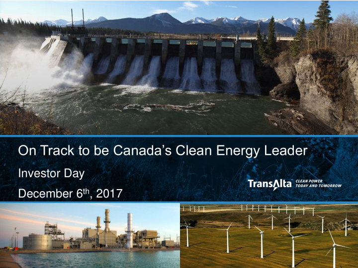 on track to be canada s clean energy leader