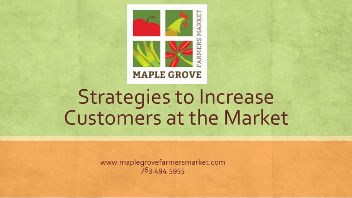 strategies to increase