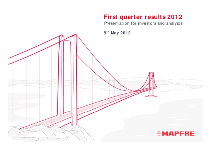 first quarter results 2012