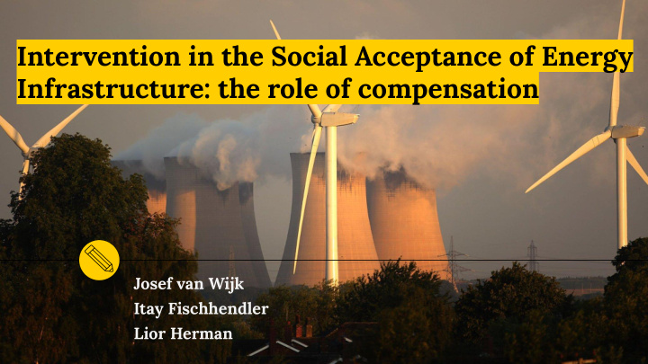intervention in the social acceptance of energy