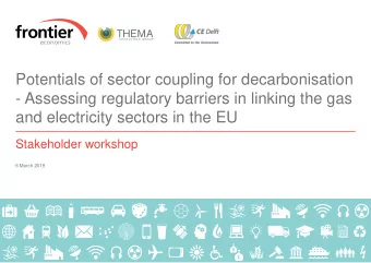 Potentials of sector coupling for decarbonisation  - Assessing regulatory barriers in linking the