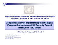 complementarity of implementing the biological