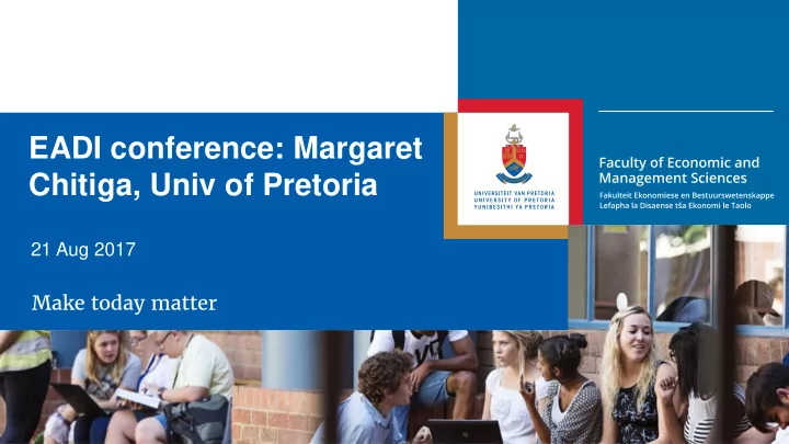 eadi conference margaret
