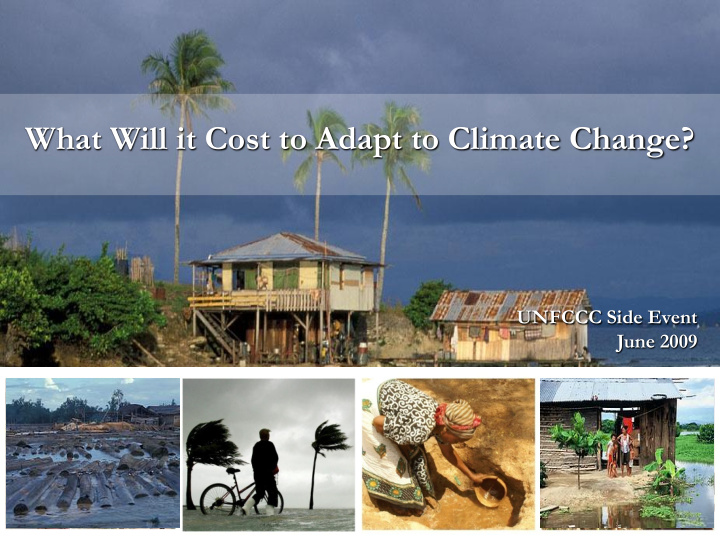 what will it cost to adapt to climate change