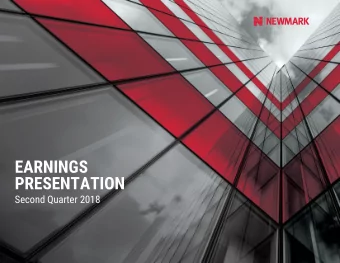 EARNINGS  PRESENTATION  Second Quarter 2018  DISCLAIMER  2  Discussion of Forward-Looking