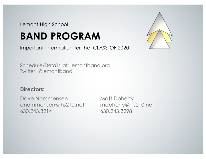 band program