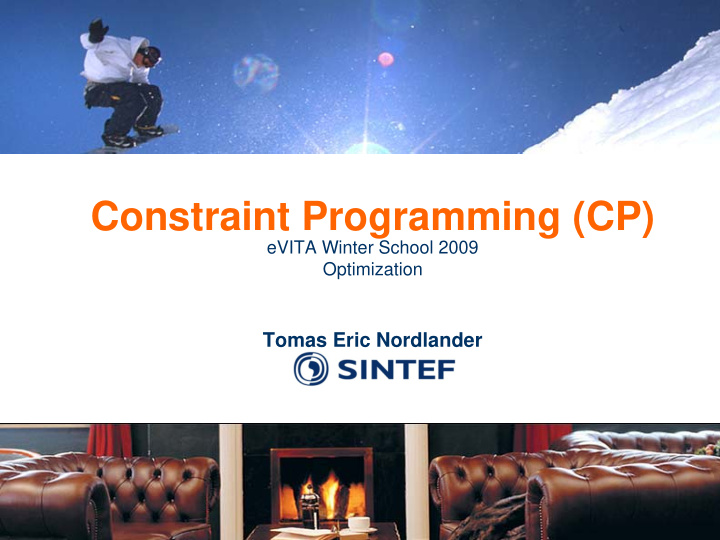 constraint programming cp