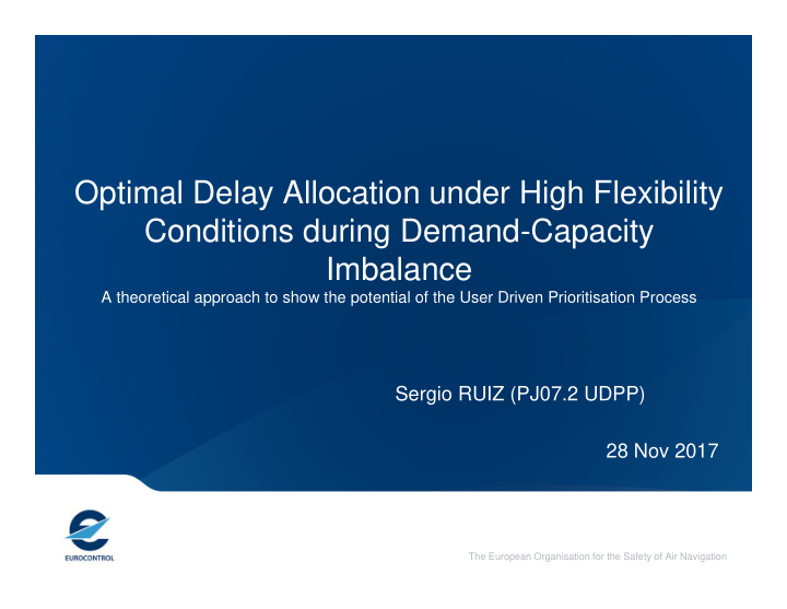 optimal delay allocation under high flexibility