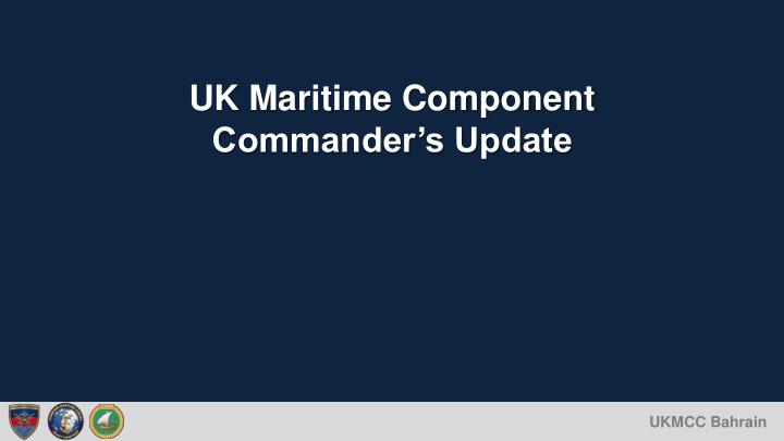 commander s update