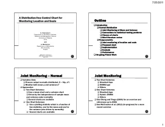 Outline  Outline  Monit  Monitoring Location and  ring Location and Scale  Scale  Introduction