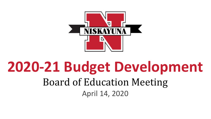 2020 21 budget development