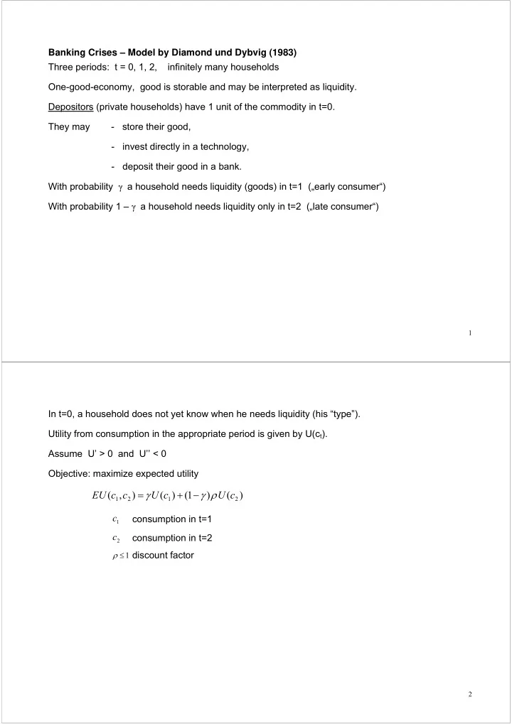 eu c c u c 1 u c 1 2 1 2 c consumption in t 1