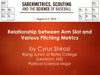 by Cyrus Shirazi  Rising Junior at Bates College  (Lewiston, ME)  Political Science Major  Many