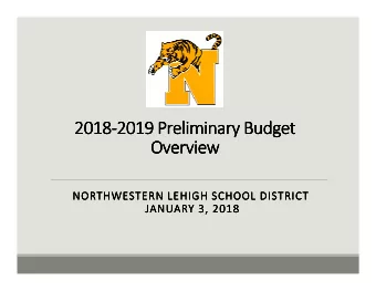 2018  2018  2018  2018-  -  -  -2019  2019  2019  2019 Preliminary Budget  Preliminary Budget
