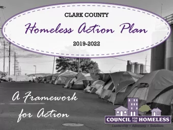 Homeless Action Plan  2019-2022  A Framework  for Action  Homeless Action Plan Purpose  Charting a