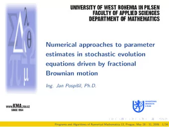 Numerical approaches to parameter  estimates in stochastic evolution  equations driven by