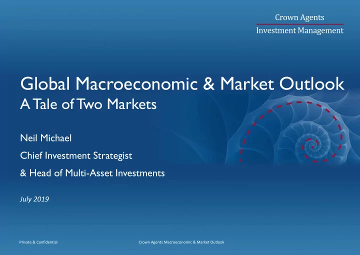 global macroeconomic market outlook