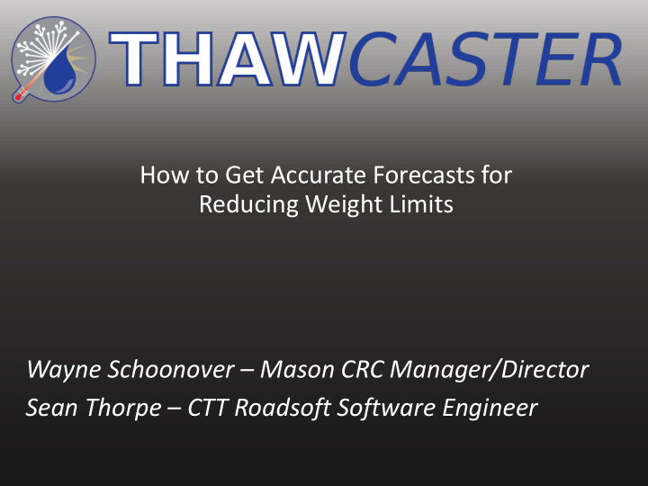 how to get accurate forecasts for