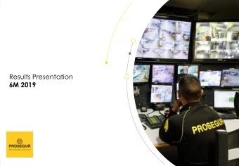 Results Presentation  6M 2019  1  Highlights of the period  Revenues  Cash Flow  Strategy  Debt