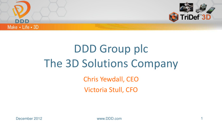 ddd group plc