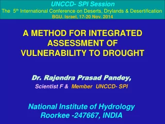 Dr  Dr.  . Rajen  Rajendr  dra  a Pra  Prasa  sad  d Pan  Pande  dey,  y,  Scientist F &amp;