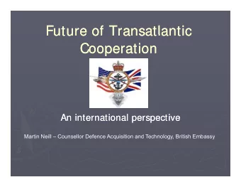 Future of Transatlantic  Future of Transatlantic  Future of Transatlantic  Future of Transatlantic