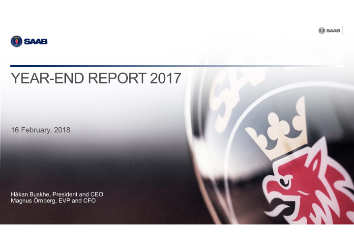 year end report 2017